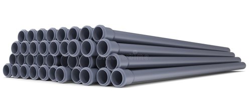 4 inch Grey Round PVC Pipe, 2.5 Kg/sqcm