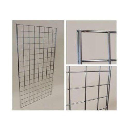 Wall Mounted Steel / Stainless Steel Grid Panel, For Supermarket