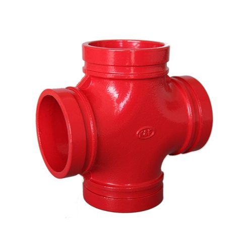 Ductile Iron Red Grooved Cross