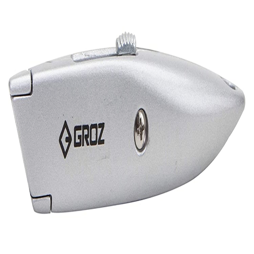 Plastic Groz KNV/5 Retractable Utility Knife