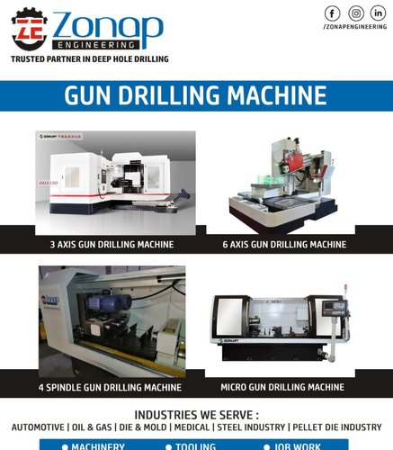 Automatic Stainless Steel Gun Drill Machine