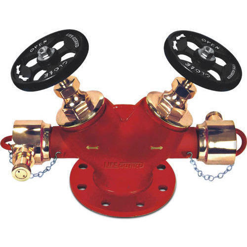 Gun Metal Double Headed Landing Valve