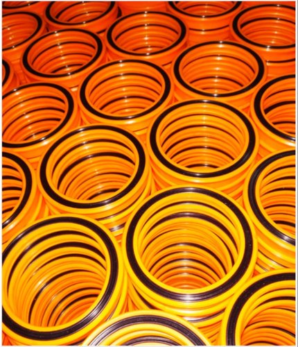 Pu, Rubber Blue, Orange Hydraulic Rod Seal