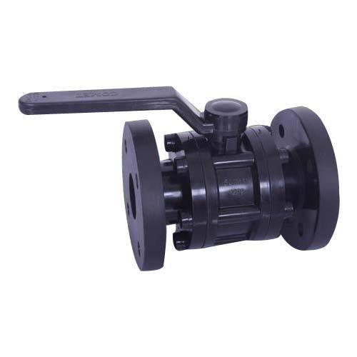 Flanged End H D P E Ball Valves, For Industrial, Size: 1 To 8