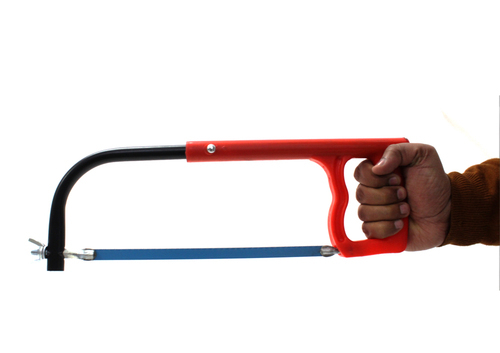 Lovely Red & Black Hacksaw Frame (Adjustable), Size: 250mm-300mm