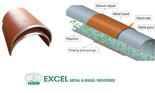 Steel Half pipe Sleeves, For Pipeline Repair