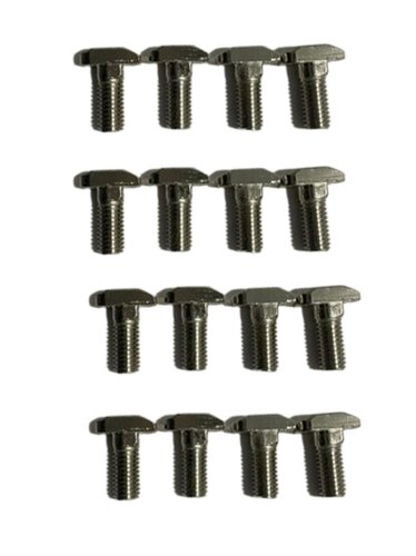 Silver Mild Steel Hammer Head T Bolt, Size: 1inch