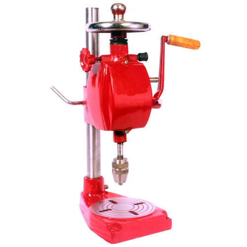 Manual Hand Geared Drilling Machine, Spindle Travel: 100mm, Drilling Capacity (Steel): 13mm