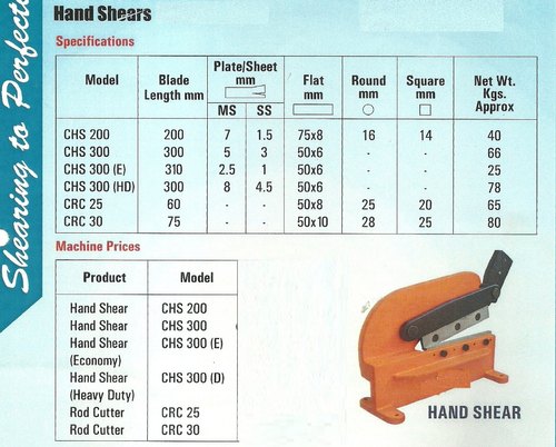 HAND SHEAR, for New