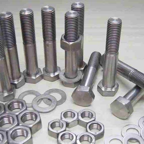 Hex Full Thread Hastelloy Fasteners, Size: M6 To M42