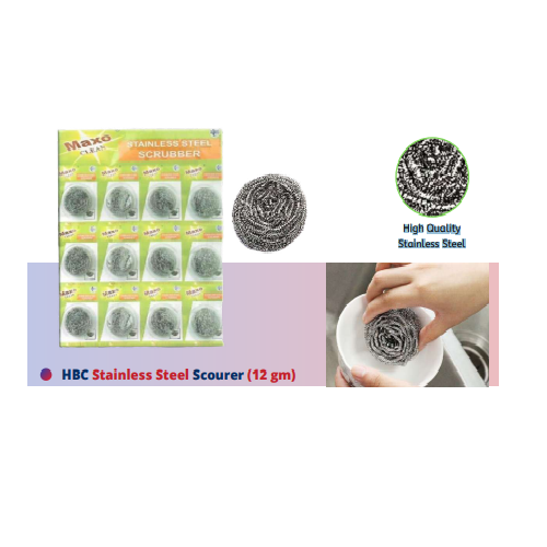 HBC Stainless Steel Scourer (12 gm)