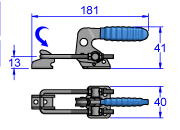 HC22H-140 Double Hook Clamps