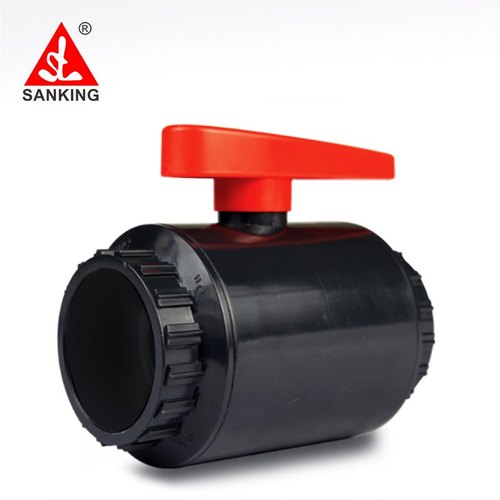 Sanking U-PVC Grey Compact Ball Valve Solvent Socket - 1/2-20mm To 4-110mm - Din & Astm, Ansi Std