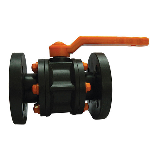 Screwed HDPE Ball Valve, Size: 1