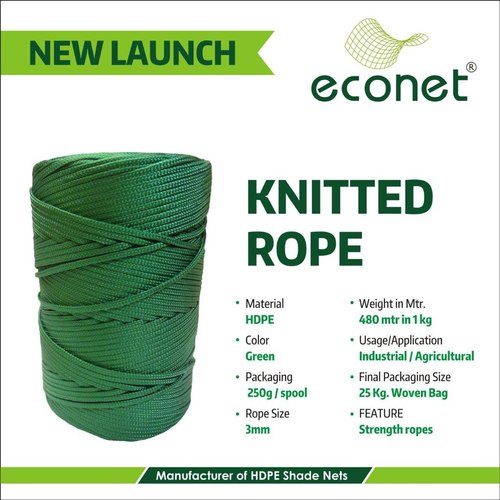 ECONET 3 MM HDPE KNITTED ROPE