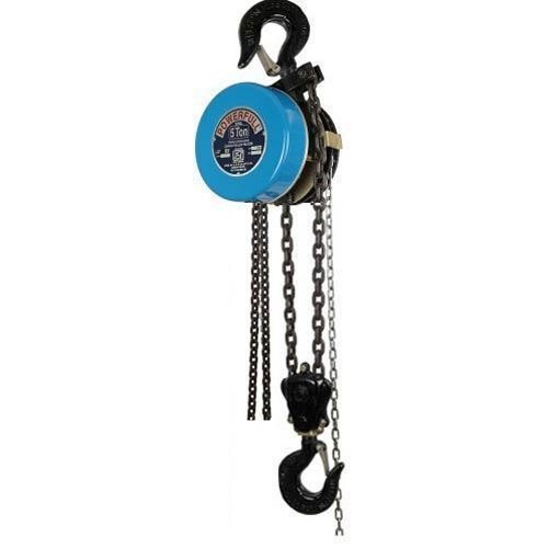 Mild Steel HEAVY DUTY CHAIN PULLEY BLOCK, For Lifting Platform, Capacity: 1TON TO 50TON