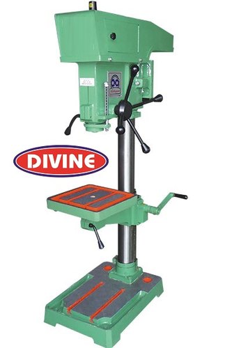 DIVINE DIP25 Heavy Duty Pillar Type Drilling Machine, Power: 1 Hp, Drilling Capacity (Steel): 25mm