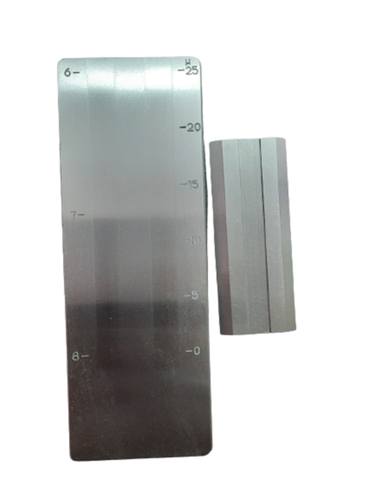 0-50 Stainless Steel Grinding Gauge Hegman Gauge Fineness, For Laboratory