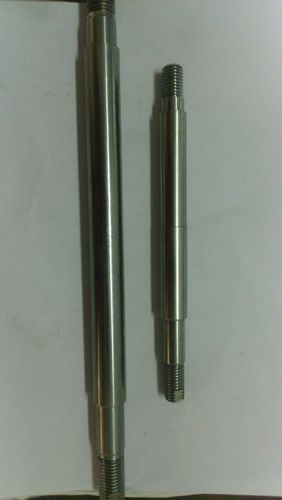 Silver Stainless Steel High Precision SS Shafts, Shape: Round, Size: Custom