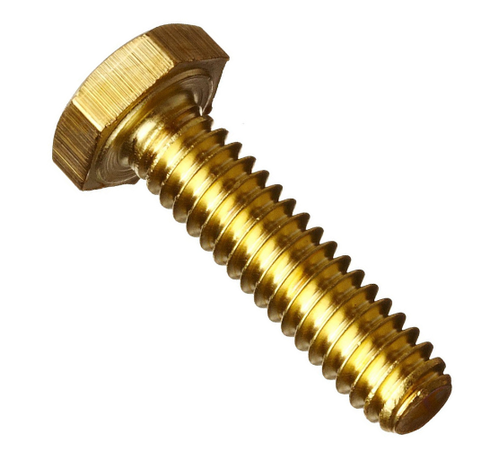 Bhumi Brass & Alloy Mild Steel Hex Bolt With Collar