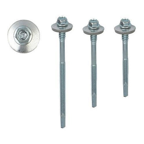 Stainless Steel Polished Hex Flange Self Drilling Screw, For Industrial