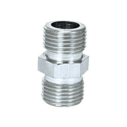 Silver Stainless Steel Hex Nipples, Structure Pipe