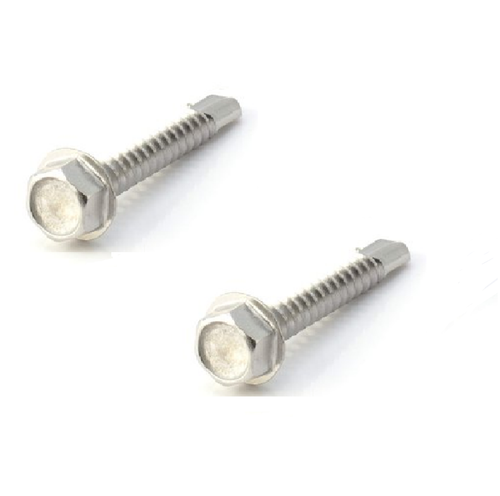 Mild Steel Polished Hex Washer Head Screw