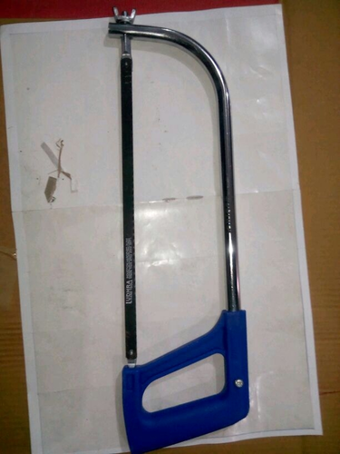 Ludhra Steel Hacksaw Frame Tubular With Plastic Handle, For Cutting, Model Name/Number: L-098