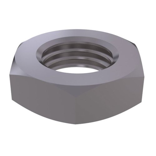 Stainless Steel Chamfered Hexagon Thin Nut, Size: M16(Thread)