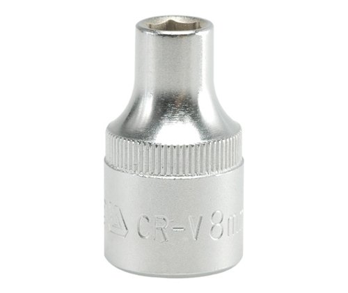 YATO CrV 50BV30 Hexagonal Socket (1/2), Drive Size: 1/2 Inch, Model Name/Number: YT-1200