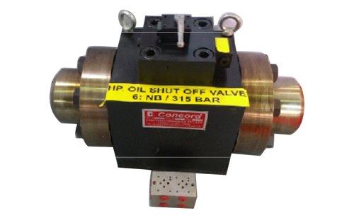 Concord Stainless Steel High Pressure Shut Off Valve, For Industrial, 315 Bar