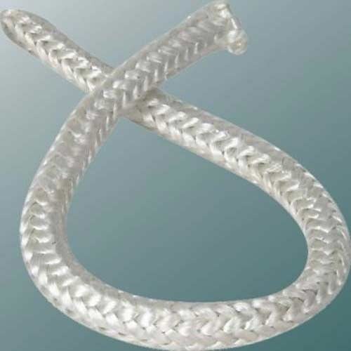 High Temperature Round Glass Fiber Braided Rope, For Industrial