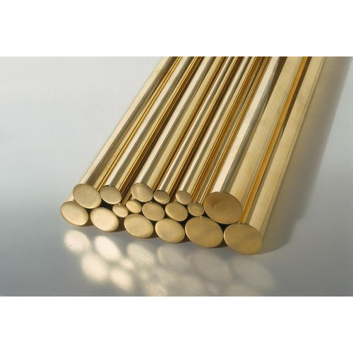 Round High Tensile Brass CZ 114 Rods - CW721R - CuZn39AlFeMn Bars, For Industrial, Size: 10 Mm To 125 Mm