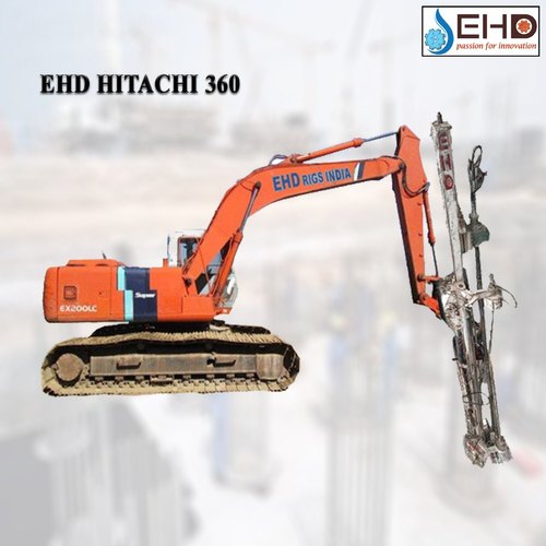 Hitachi Hydraulic Mounted Drilling Rig 360
