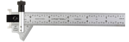 Kristeel Hook Rule Cum Drill Point Gauge Assembly, Packaging Type: Box