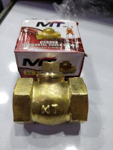 Horizontal Brass Check Valve, Screwed