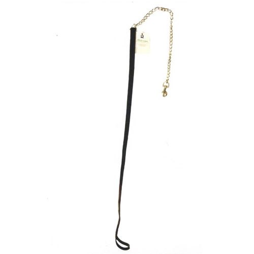 Leather Black Horse Lead Chain