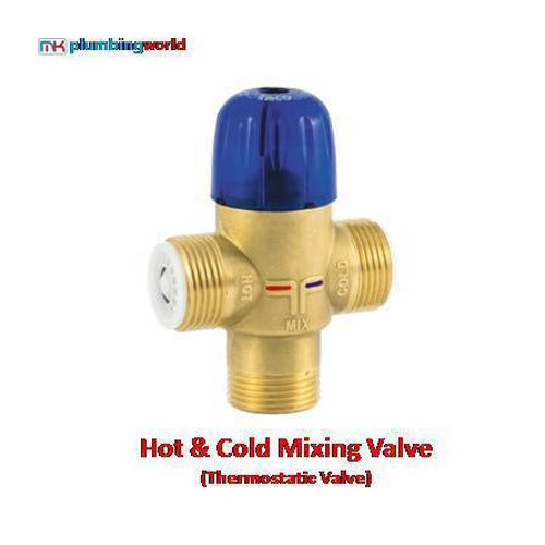 MK Plumbing Brass Hot And Cold Mixing Valve, For Water