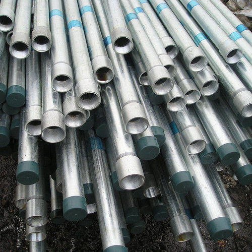Round GI Conduit Pipe, Size: 1-4 Inch