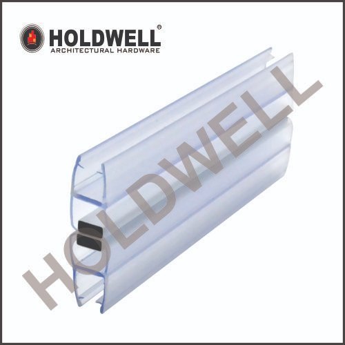 Holdwell Transparent 180 Degree Glass Door Magnetic Seal, Size: 7 Ft