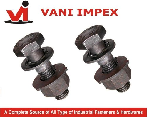 VI HSFG Bolt, HSFG Nut, HSFG Washer, DTI Washer, Hardness: 32 - 39 Hrc, Size: M 16 To M 36