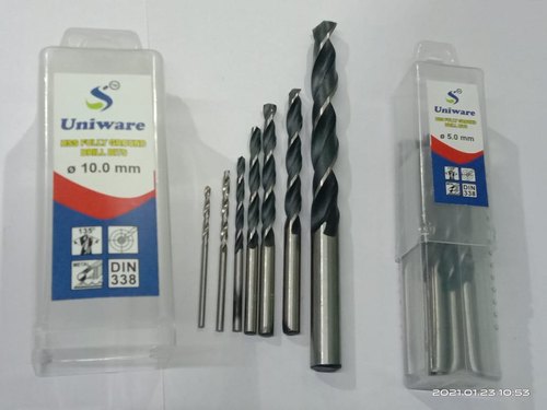 50mm To 115mm High Speed Steel Uw- Hss Drill Bits, For Metal Drilling, Size: 2 Mm To 10mm