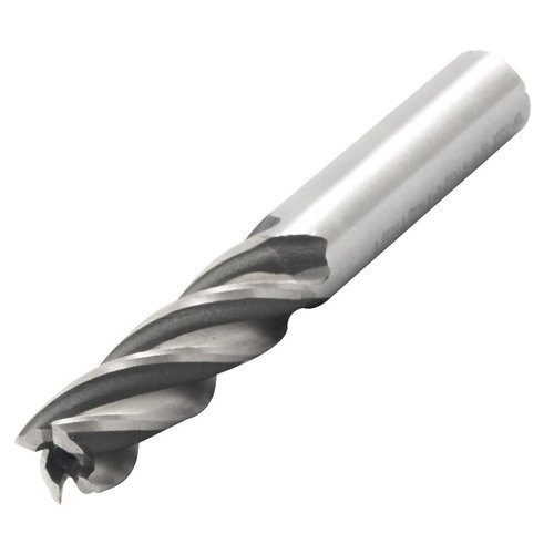 High Speed Steel Tin Coating Hss Parallel Shank End Mill, Overall Length: 3inch