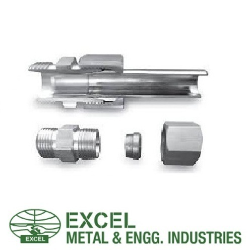 SS Ferrule Hydraulic Bite Type Fittings, Thread Size: BSP