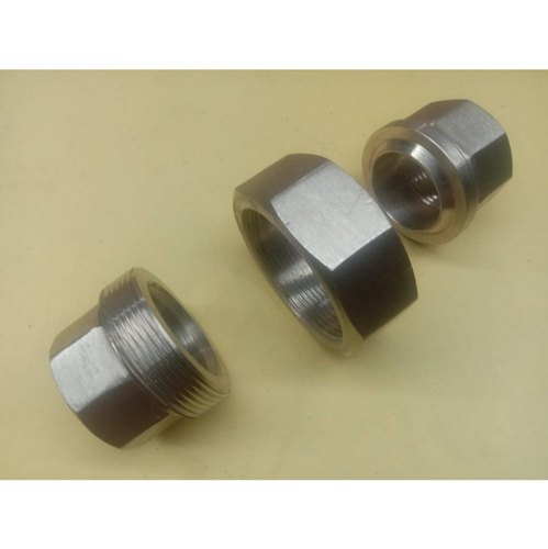 Stainless Steel Three Piece Threaded Union Set, For Fitting, Size: 1/2 inch