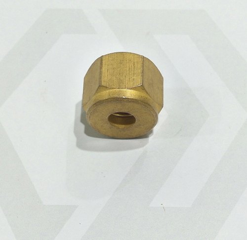 Brass Welded Hydraulic High Pressure Hose Nut, Size: 17 Mm (diameter)
