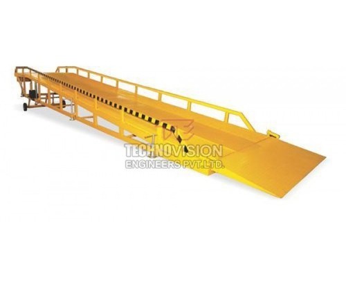 Technovision Hydraulic Loading Dock Ramp, For Industrial, Capacity: Maximum 10 Ton