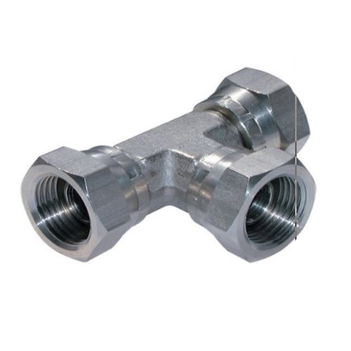 Stainless Steel Hydraulic Swivel Tee, Size: 8-50mm