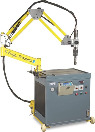 Steel Hydraulic Flexi Arm Vertical Tapping Machine, 0-25 mm, 1800 mm