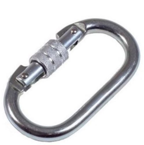 Silver IBS 204 Steel Polished Carabiner